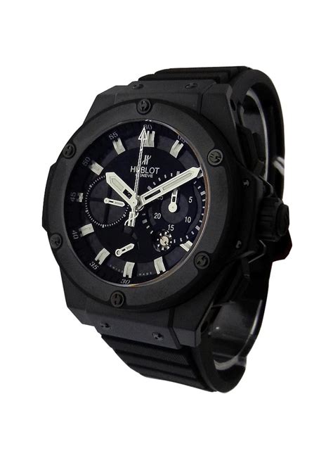 hublot big bang black magic king power split second|Hublot big bang time only.